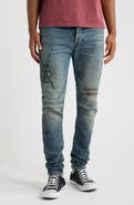 Ksubi Van Winkle Billy Blue Skool Skinny Jeans
