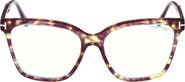 TOM FORD 56mm Square Blue Light Blocking Optical Glasses