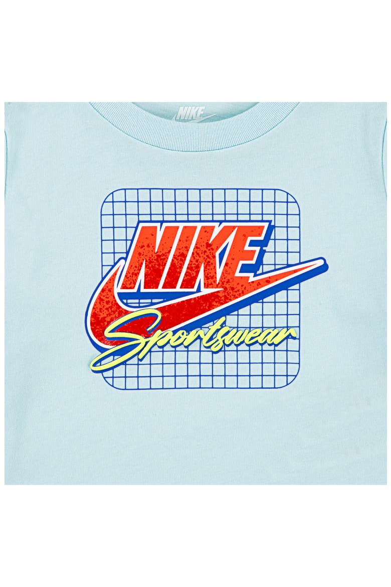 Sportswear Graphic T-Shirt & Shorts Set, Alternate, color, GAME ROYAL