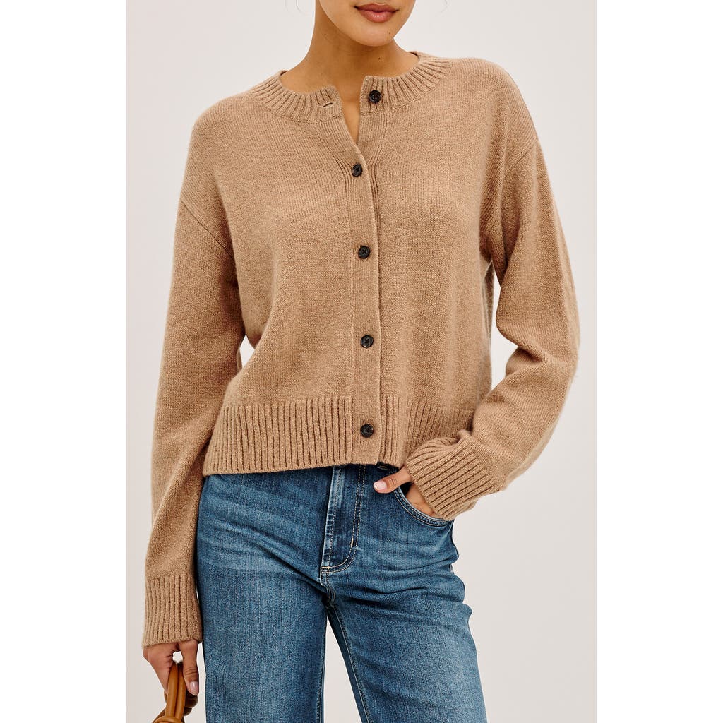 Rails Carre Cotton Blend Cardigan In Brown