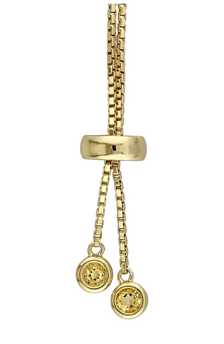 DELMAR Citrine Slider Bracelet, Alternate, color, 