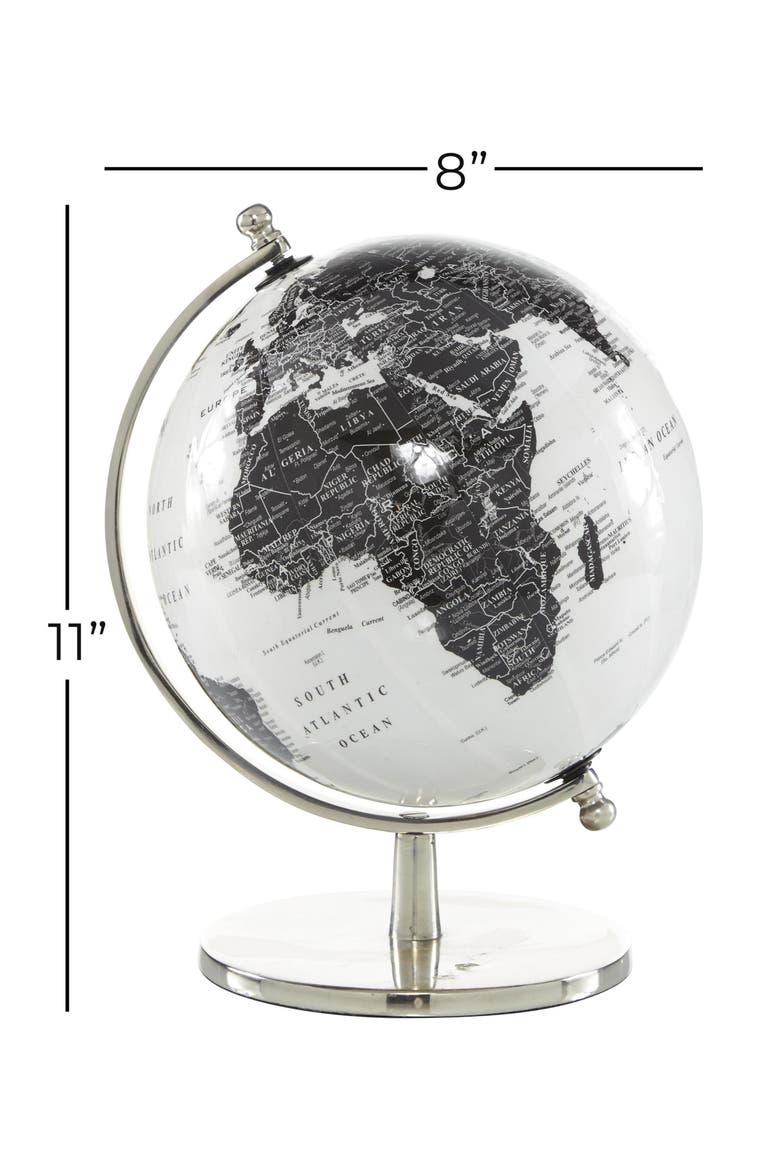 Globe, Alternate, color, WHITE