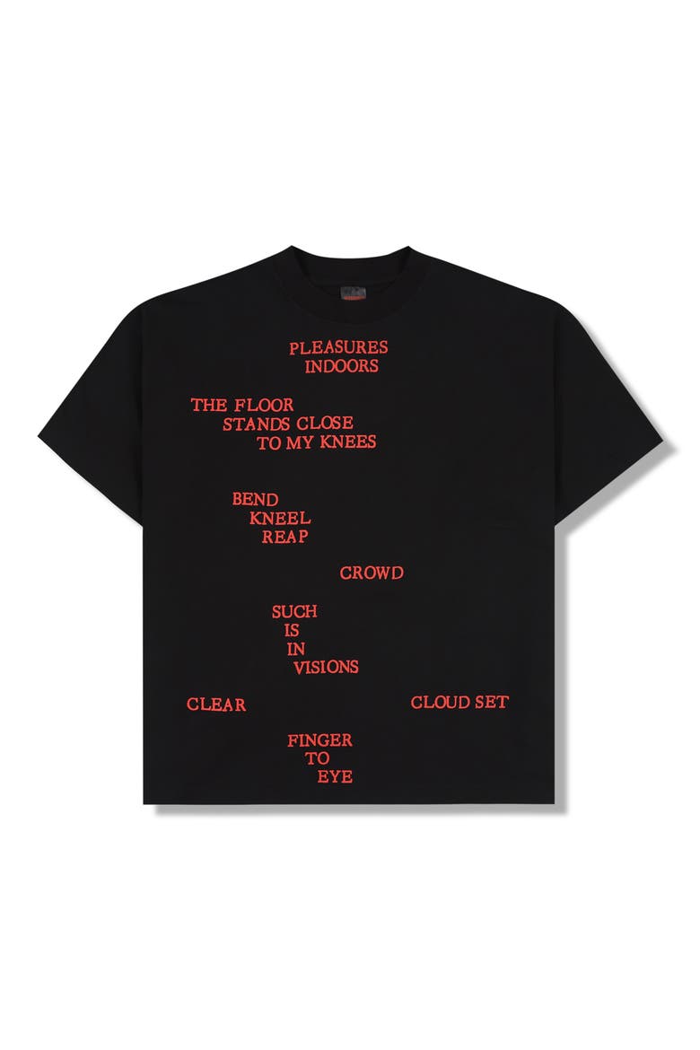 Indoors Graphic T-Shirt, Main, color, BLACK