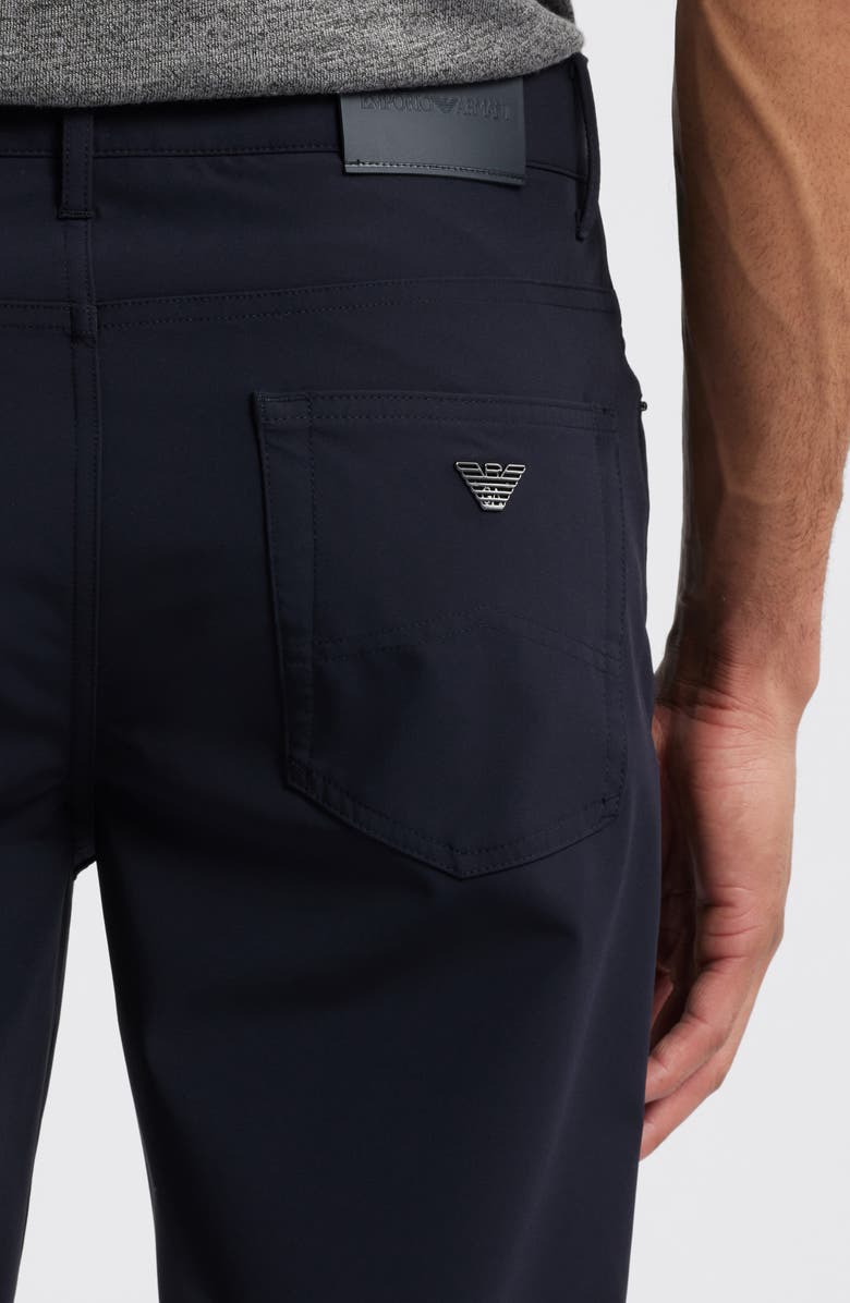 Emporio Armani Techno Five-Pocket Pants, Alternate, color, Solid Blue Navy