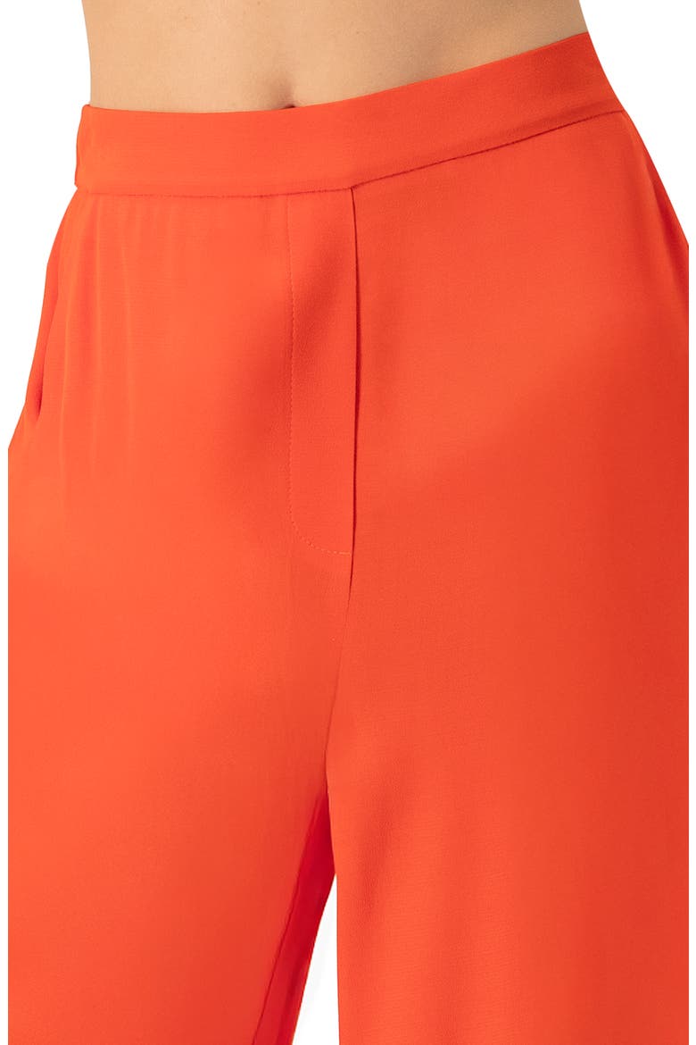 Light Weight Wide-Leg Straight Pants, Alternate, color, Orange