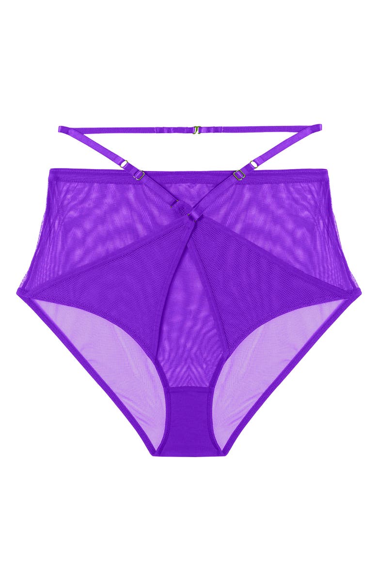 Playful Promises Eddie Crossover High Waist Briefs, Alternate, color,