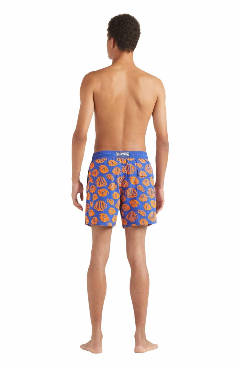 Vilebrequin Men's Fishy Dance Swim Trunks, Alternate, color, Marrakech