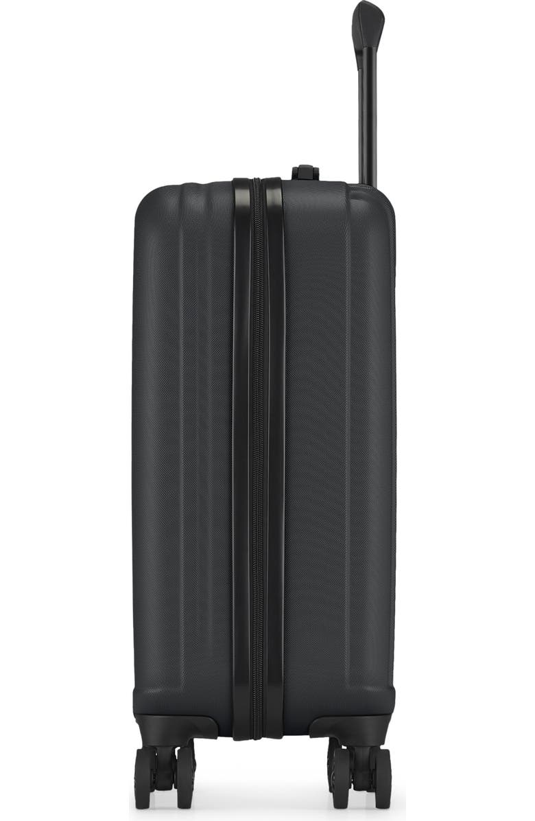 bugatti The Classic Hardside Carry-on Luggage with Double Wheels, Alternate, color, Black