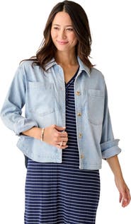 Carve Designs Flora Denim Shacket