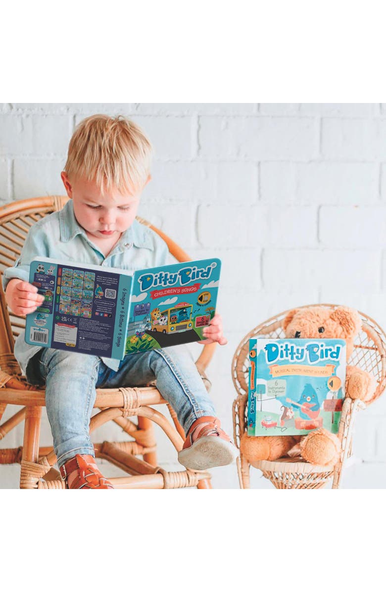 Ditty Bird Black & White and Touch Colors Sound Books - Set of 2, Alternate, color, Multicolor