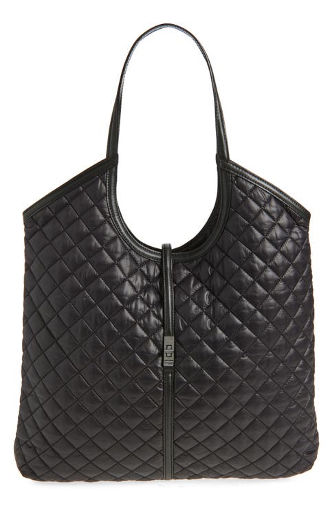 Large Astor Quilted Nylon Tote