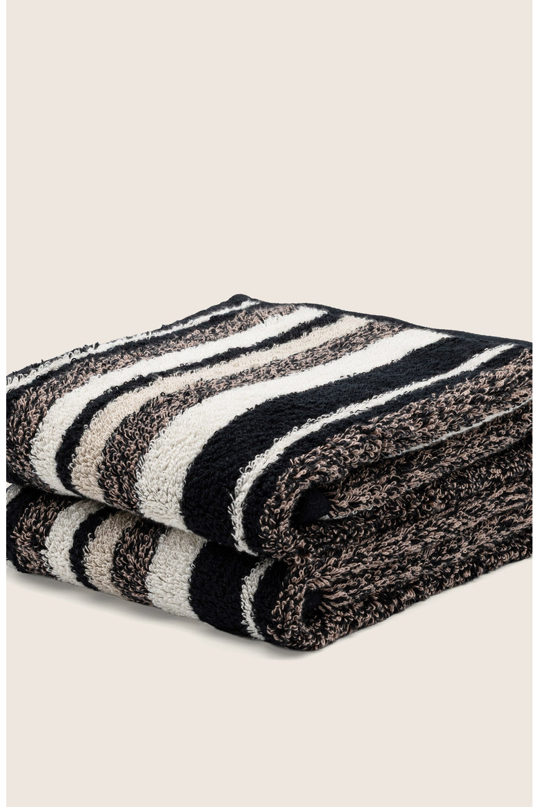Ultraplush Australian Cotton 2-piece Hand Towel Set, Alternate, color, Multi Stripe