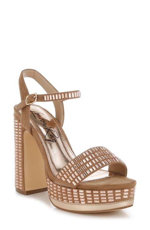 Starlet Rhinestone Platform Sandal
