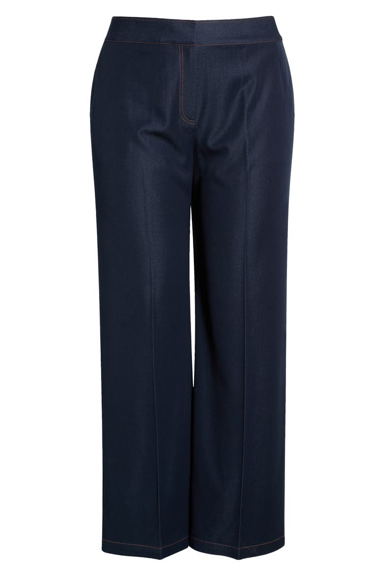 Wide Leg Pants, Main, color, DARK DENIM