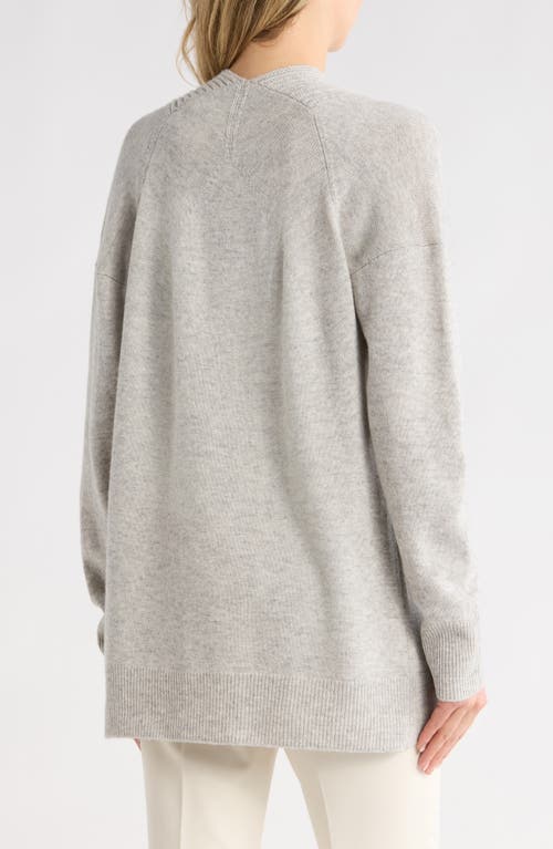 Vince Wool And Cashmere-blend Cardigan In Gray