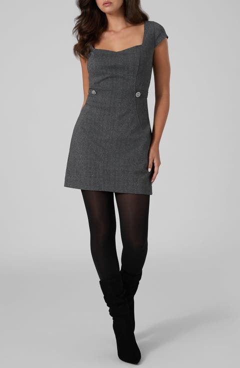 Bertha Sweetheart Neck Minidress