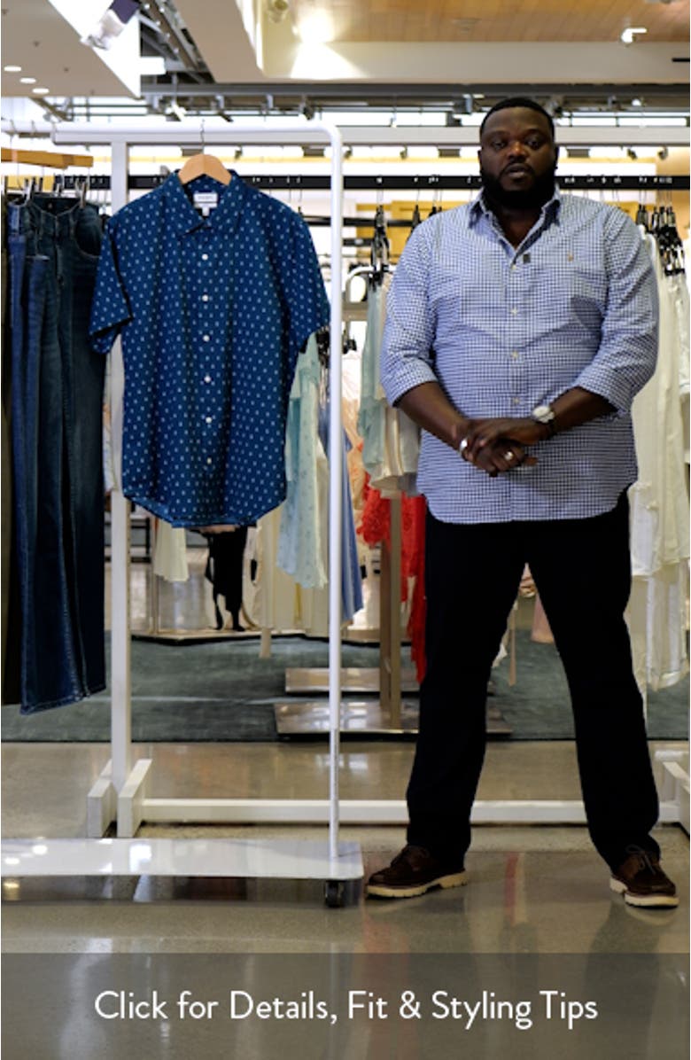 Riviera Point Collar Seersucker Button-Up Shirt, sales video thumbnail