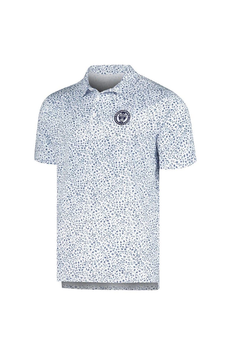 ANTIGUA Men's Antigua White Philadelphia Union Motion Polo, Alternate, color, 