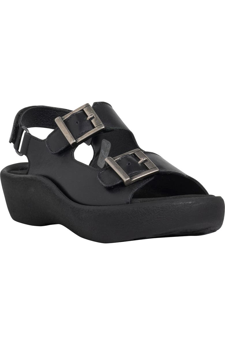 Wolky Fortune Platform Slingback Sandal, Main, color, Black