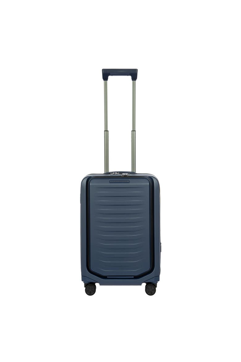 Roadster 21" Carry-on Expandable Spinner, Main, color, Dark Blue Matte