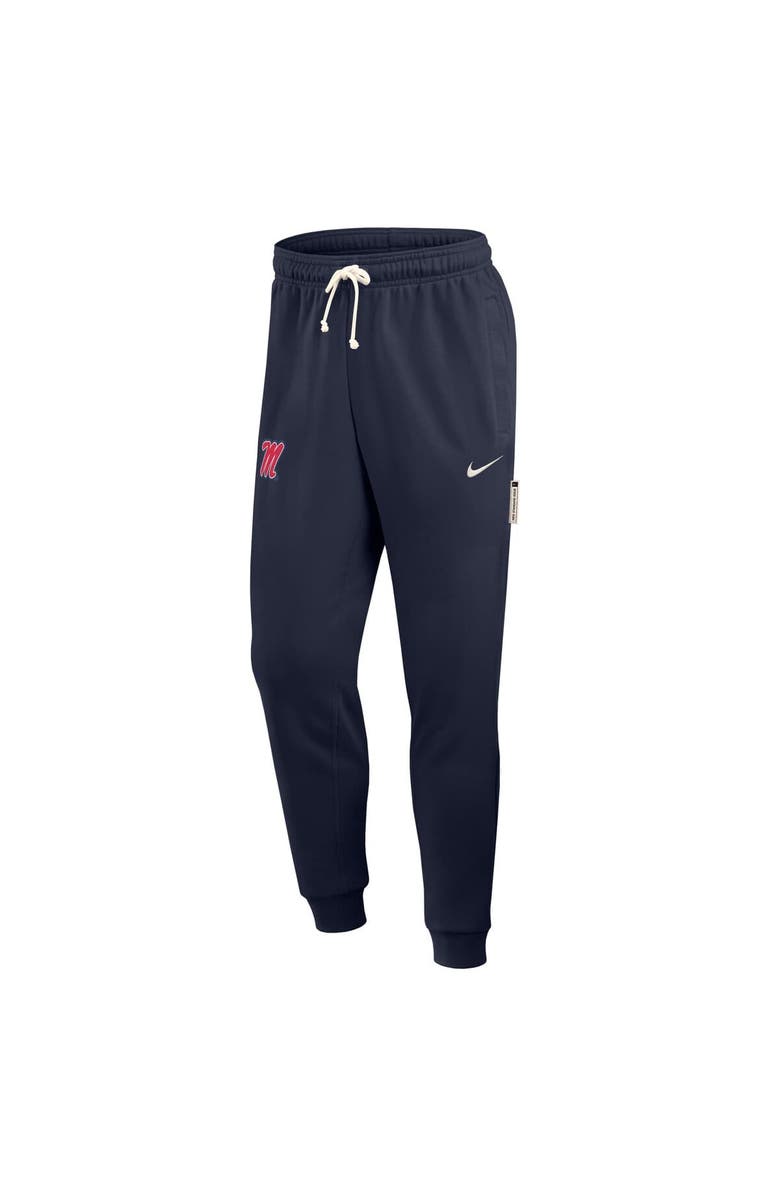 Nike Men's Nike Navy Ole Miss Rebels 2025 Sideline Performance Taper Pants, Alternate, color, Navy