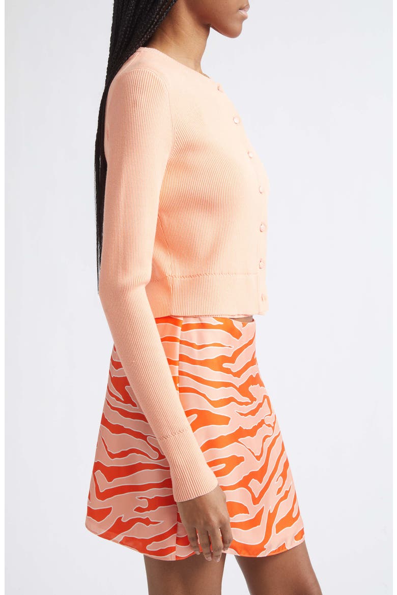 Zoe Crop Cardigan, Alternate, color, SHERBERT