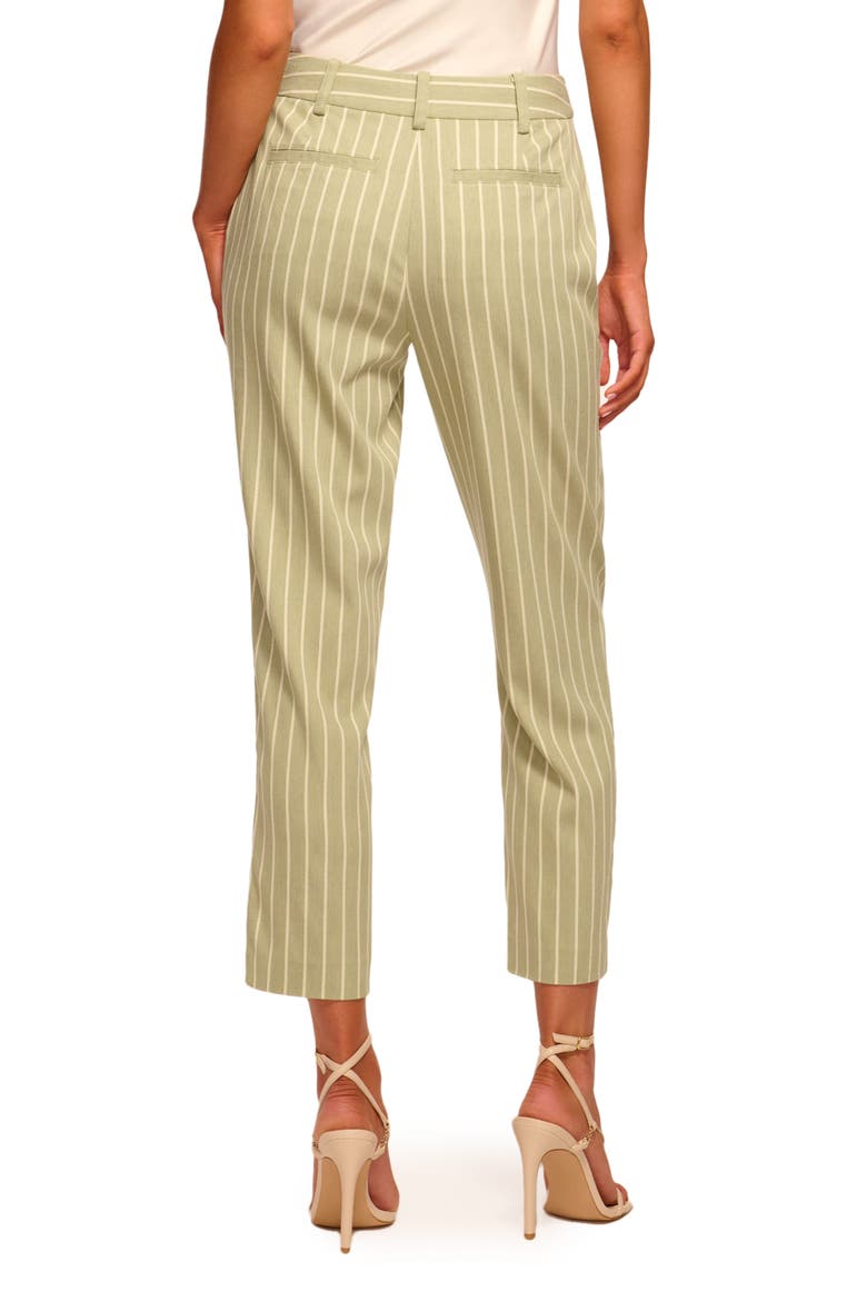 Ingrid Stripe Ankle Pants, Alternate, color, MINT CANVAS