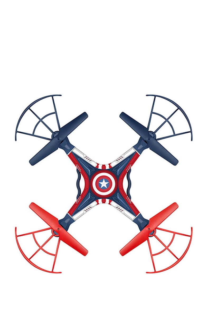 WORLD TECH TOYS Marvel Licensed Captain America Sky Hero 2.4GHz 4.5CH RC Drone, Main, color, 