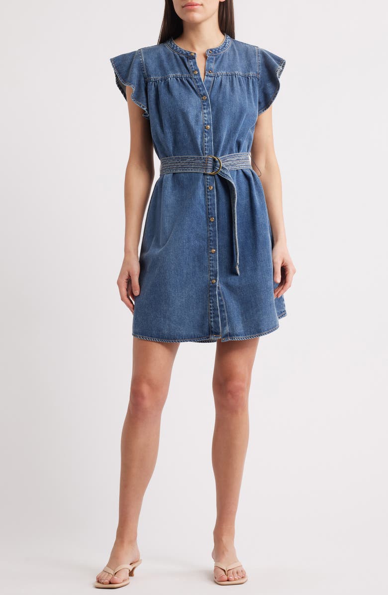 Rails Letta Denim Dress, Main, color, Classic Blue