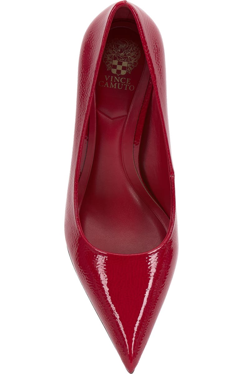 Vince Camuto Paislie Leopard Print Patent Pump, Alternate, color, Flame