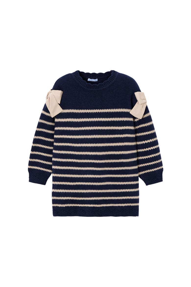 Striped Dress, Main, color, Navy