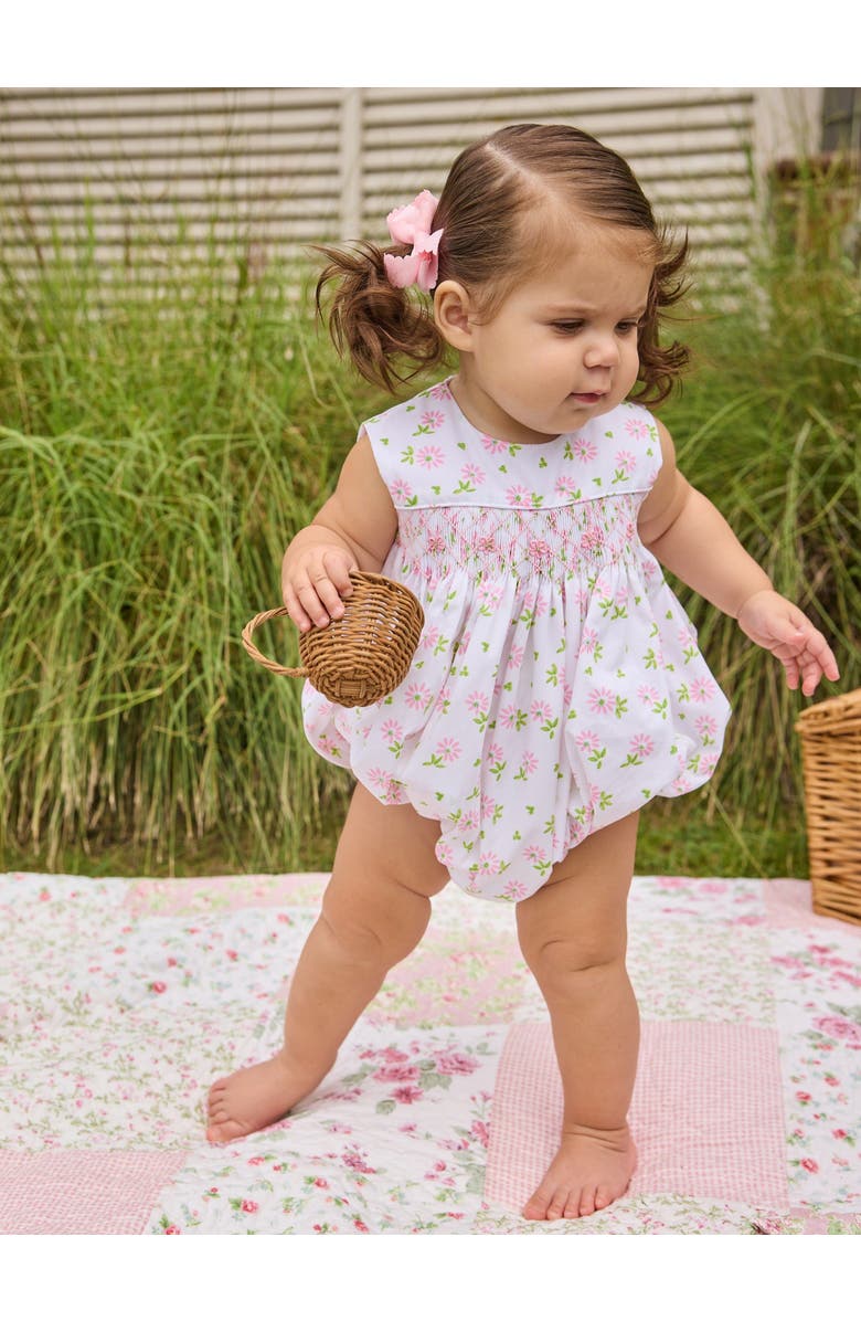 Little English Floral Simply Smocked Bubble, Alternate, color, Meriwether Floral