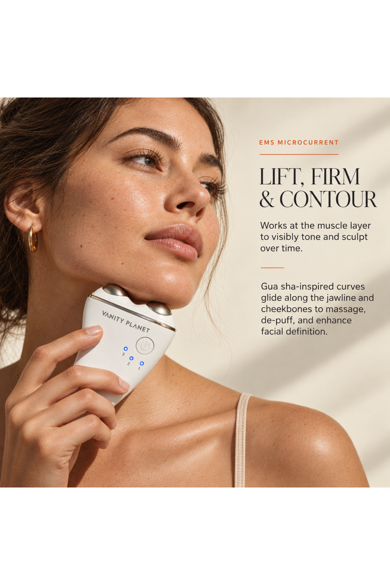 Lyra 3-in-1 Toning LED Gua Sha Device, Alternate, color, White