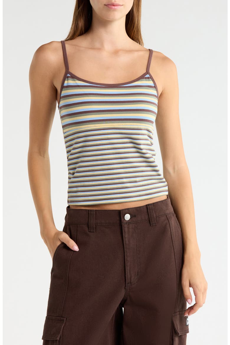Lottie Tank, Main, color, BROWN MULTI STRIPE