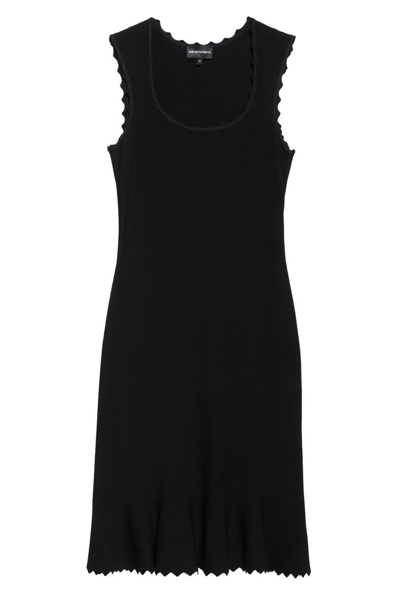 Sleeveless Knit Dress, Alternate, color, SOLID BLACK