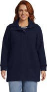 Lands' End Boucle Fleece Coat