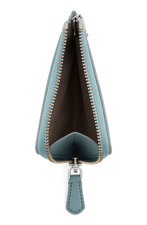 Marc Jacobs The Top Zip Wallet In Blue
