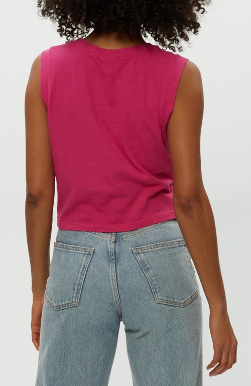 MICHAEL STARS MICHAEL STARS JOHNNIE CREWNECK COTTON TANK 