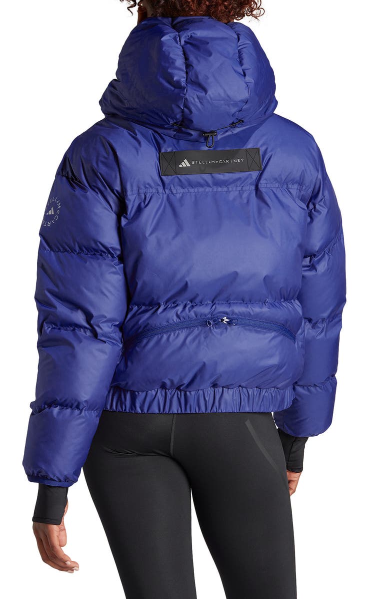 adidas by Stella McCartney TrueNature Crop Puffer Jacket, Alternate, color, 