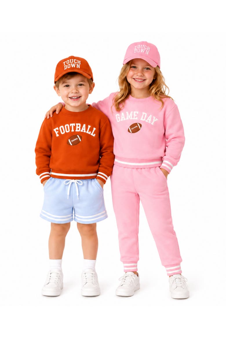Game Day Crewneck Sweatshirt, Alternate, color, Pink