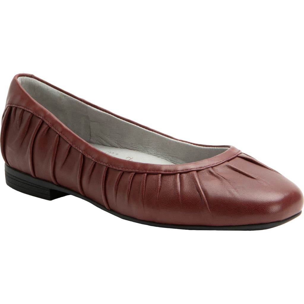 Alegria By Pg Lite Beka Ballet Flat In Burgundy