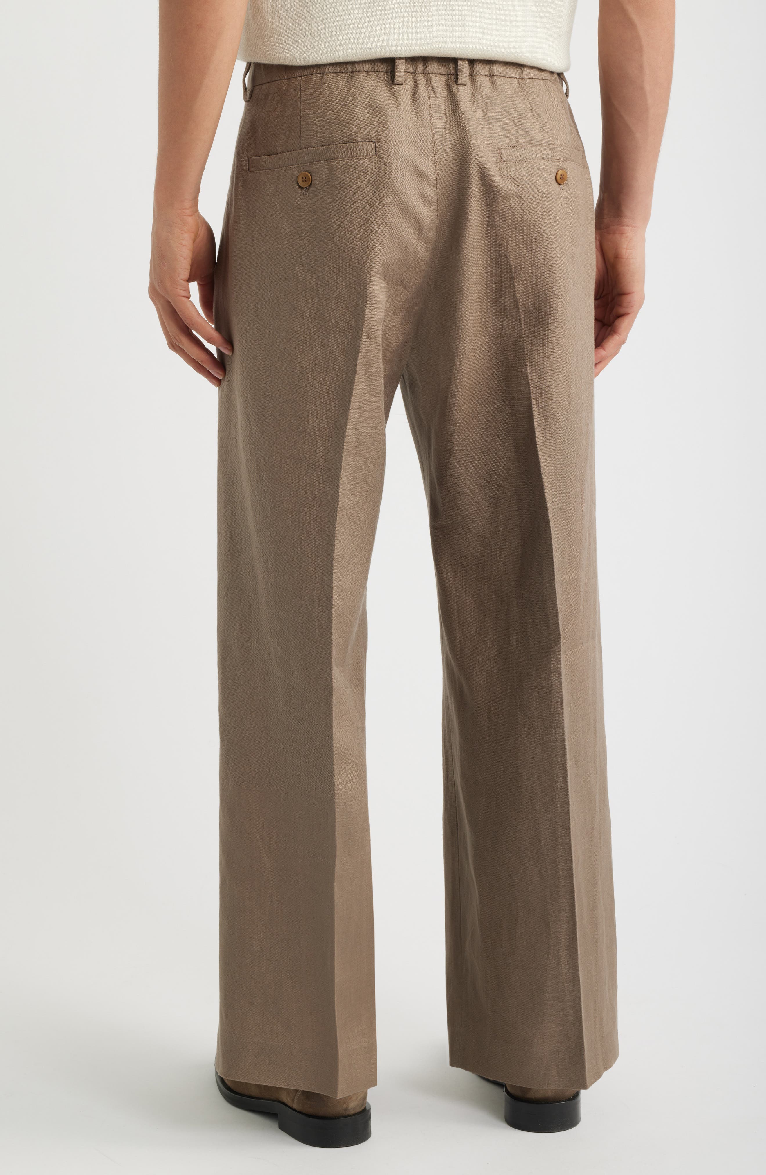 Kay 1454 Pleated Tapered Pants - image 2