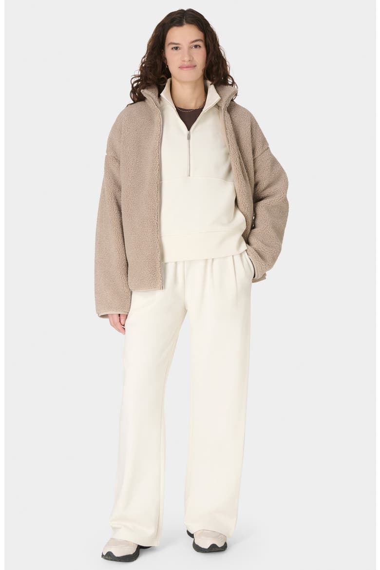 Revive Half Zip Sweatshirt, Alternate, color, LILY WHITE