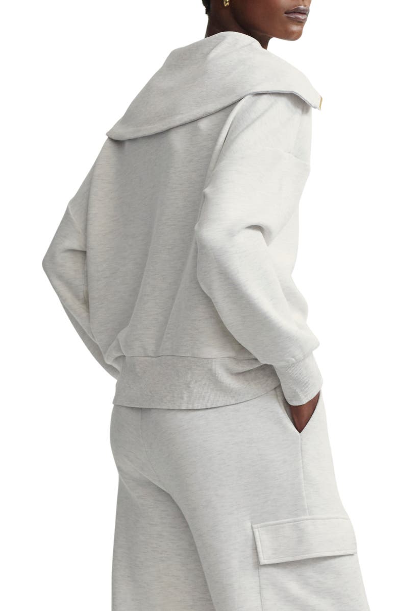 Varley Catherine Half Zip Sweatshirt, Alternate, color, Ivory Marl