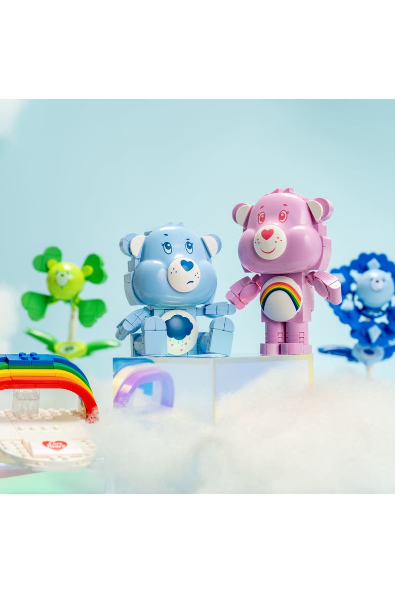 Care Bears Cheer Bear & Grumpy Bear Building Set, Alternate, color, Pink