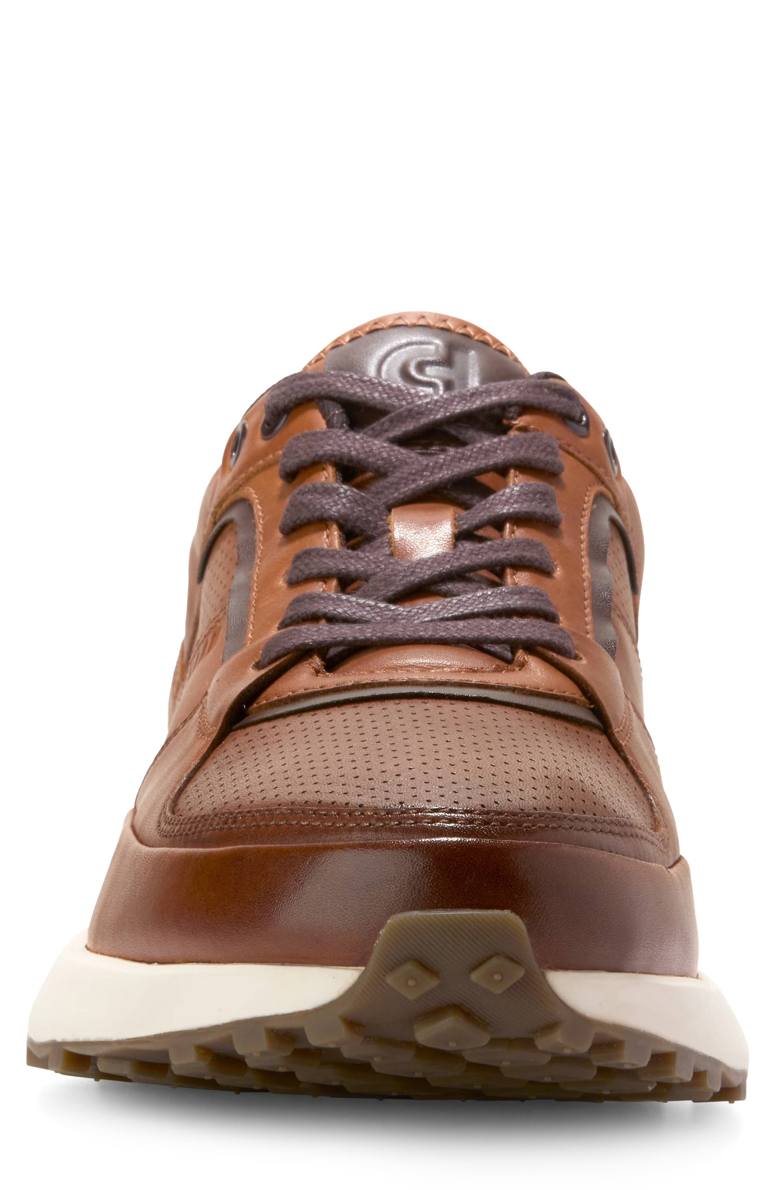 Cole Haan Grand Crosscourt Downtown Sneaker, Alternate, color, British Tan / Madeira / Ivory