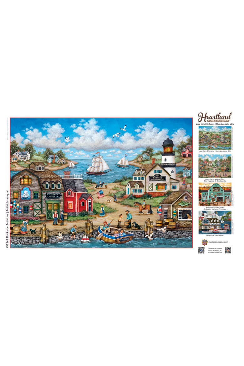 Dockside Activities 500 Piece Puzzle, Alternate, color, Multicolor