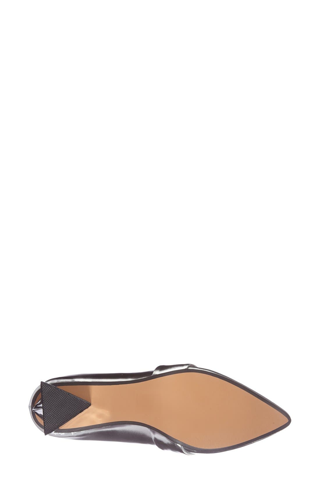 'Locklyn' Pointy Toe Pump, Alternate, color, SILVER MIRROR