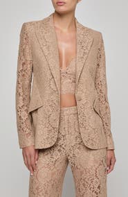 L'AGENCE Chamberlain Lace Blazer
