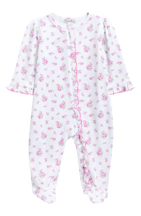 Ruffle Pima Cotton Footie (Baby)